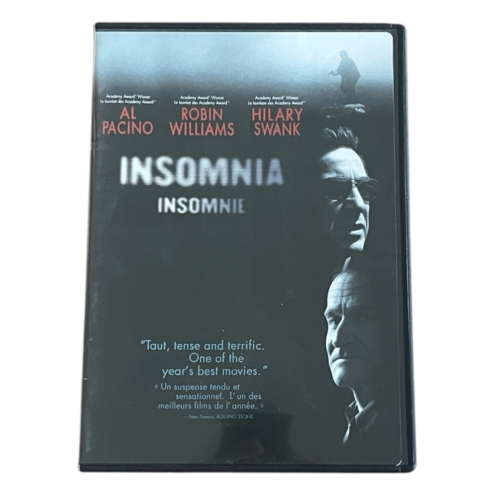 👻4/$20 Insomnia DVD Action Movie Al Pacino Hilary Swank